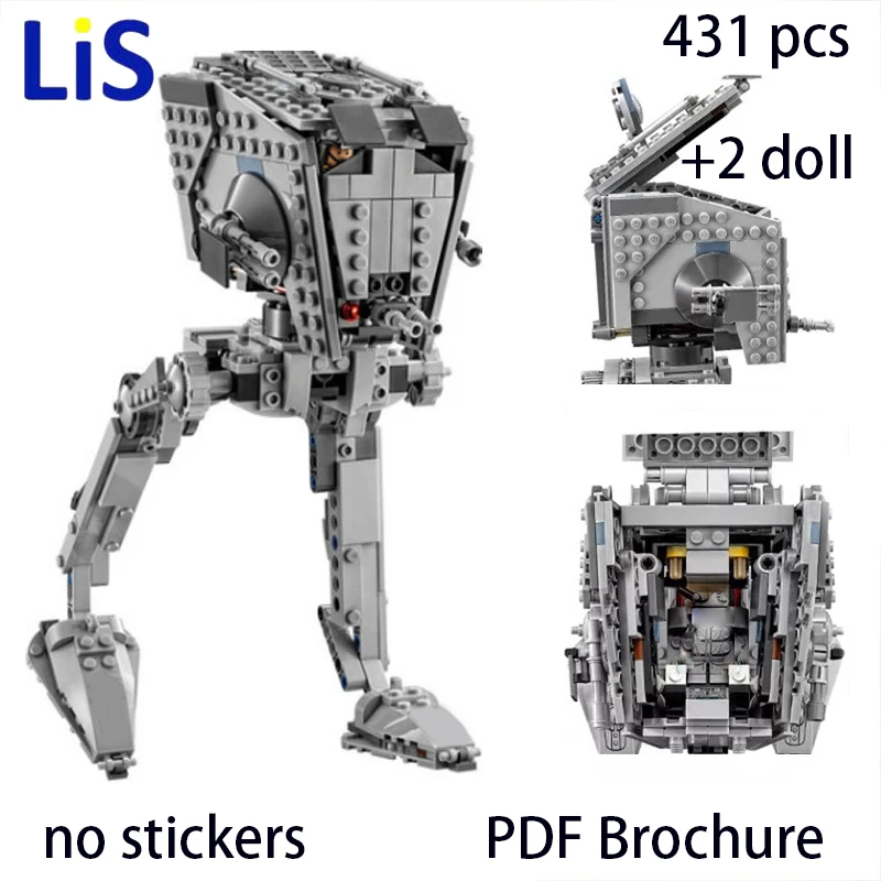 MOC14608 космические войны AT-ST 75153 робот вездеход разведчик строительные блоки экшн-фигурки Конструкторы Игрушки для подарка
MOC14608 космические войны AT-ST 75153 робот вездеход разведчик строительные блоки экшн-фигурки Конструкторы Игрушки для подарка