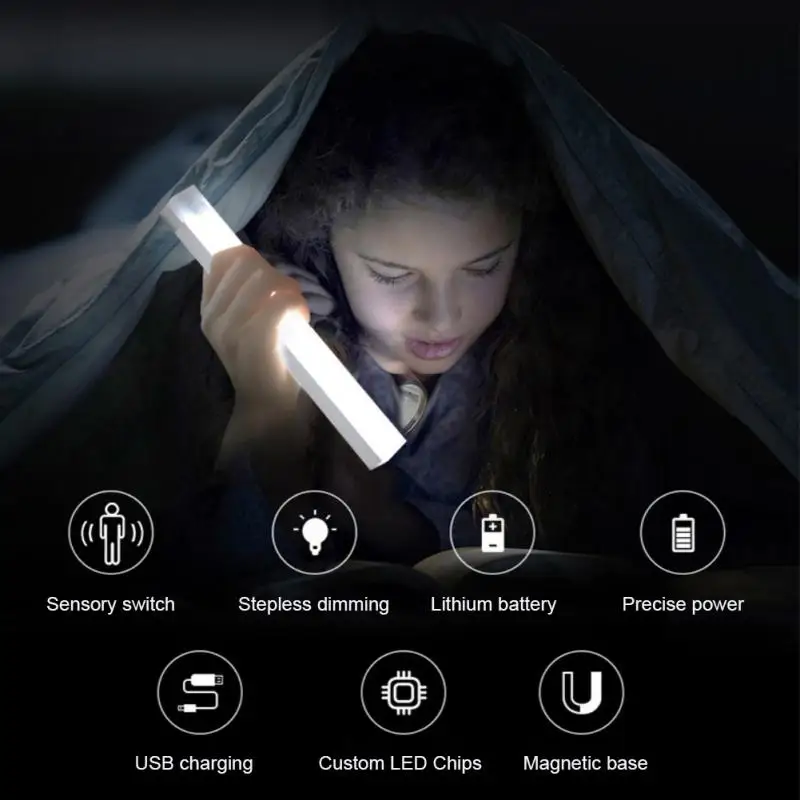 Motion Sensor Night Light Rechargeable Wireless LED Light USB Home Wardrobe Cabinet Kitchen Bedroom Staircase Magnetic Light
Motion Sensor Night Light Rechargeable Wireless LED Light USB Home Wardrobe Cabinet Kitchen Bedroom Staircase Magnetic Light