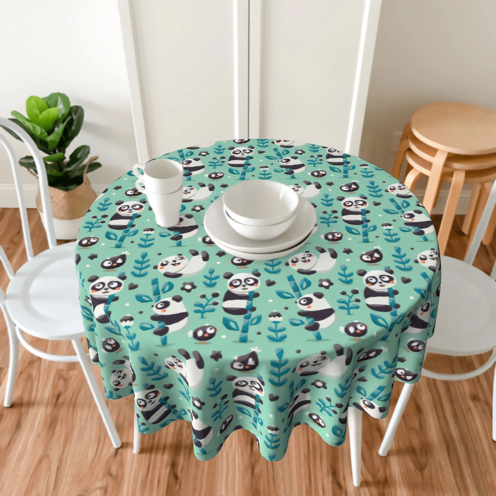 Cute Panda Round Tablecloth Panda And Bamboo Table Cloth - Washable Table Cover with Dust-Proof Wrinkle Resistant
Cute Panda Round Tablecloth Panda And Bamboo Table Cloth - Washable Table Cover with Dust-Proof Wrinkle Resistant