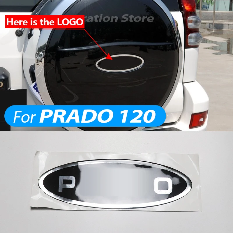 Для Toyota Land Cruiser Prado FJ 120 2003-2009 Автомобильная задняя запасная крышка шины наклейка