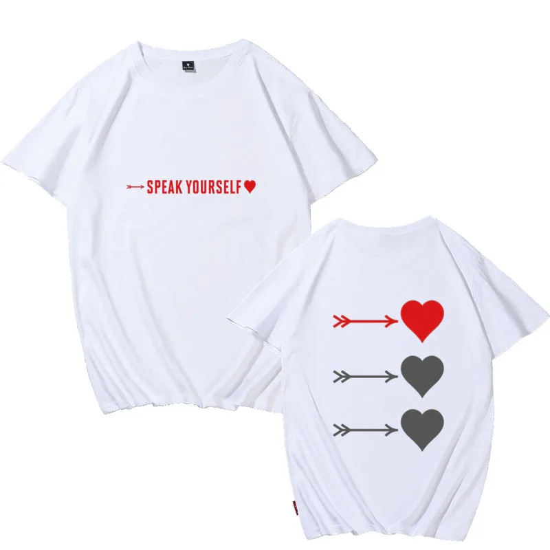 KPOP Summer Women's T-Shirt Oversized Cotton Tee Top BANGTAN Love Yourself Casual Short Sleeve T-Shirt
KPOP Summer Women's T-Shirt Oversized Cotton Tee Top BANGTAN Love Yourself Casual Short Sleeve T-Shirt