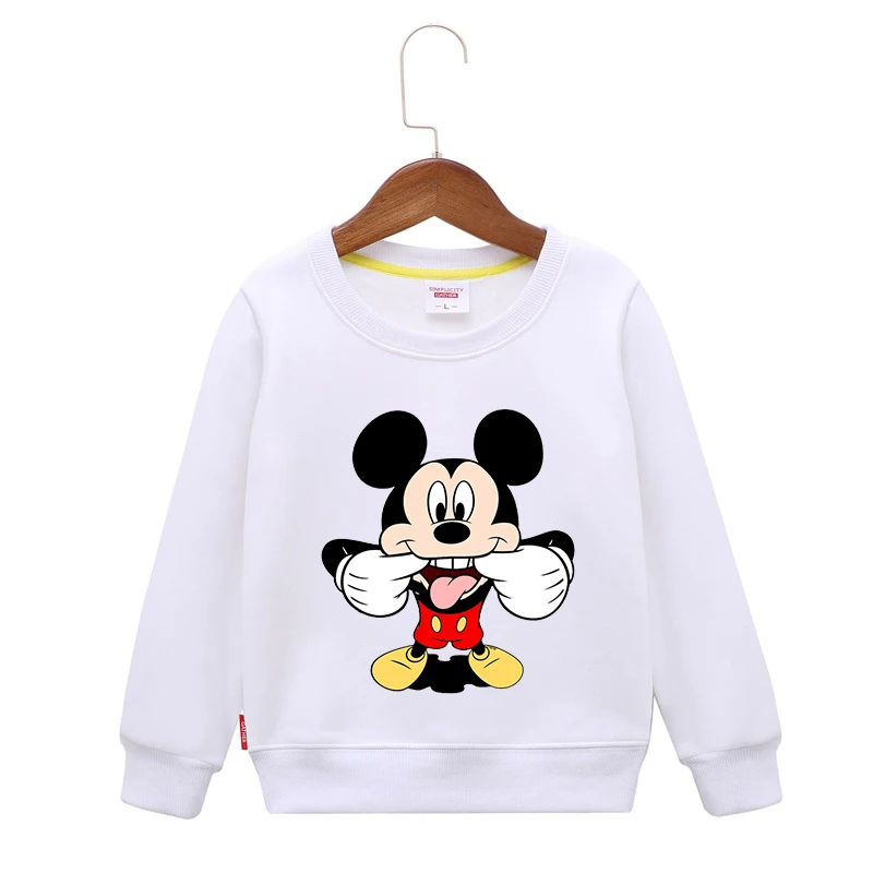 Mickey Mouse Exaggerate Expression Graphic Printed White Sweatshirt for Kids Cute Cartoon Disney Characters Girl Boy Pullovers
Mickey Mouse Exaggerate Expression Graphic Printed White Sweatshirt for Kids Cute Cartoon Disney Characters Girl Boy Pullovers
