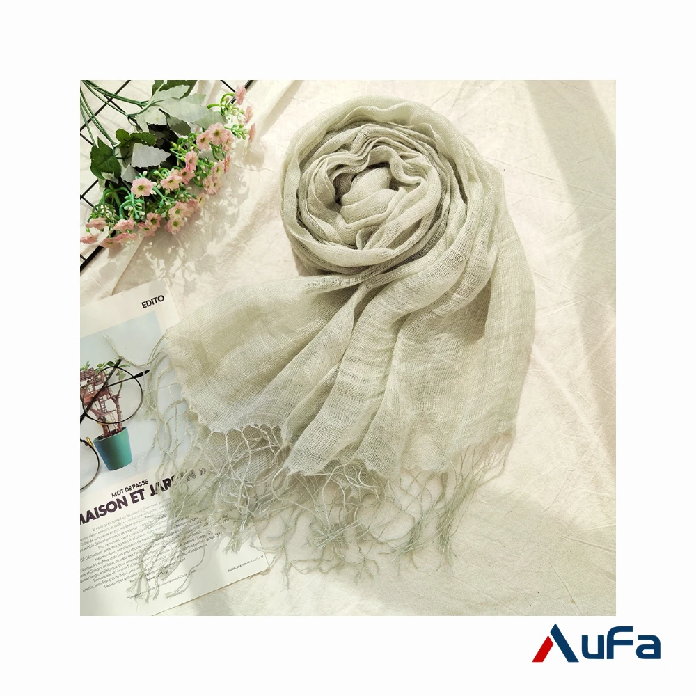 Japanese literary retro linen scarf female summer solid color cotton hemp scarf dirty dyed thin shawl silk scarf female
Japanese literary retro linen scarf female summer solid color cotton hemp scarf dirty dyed thin shawl silk scarf female