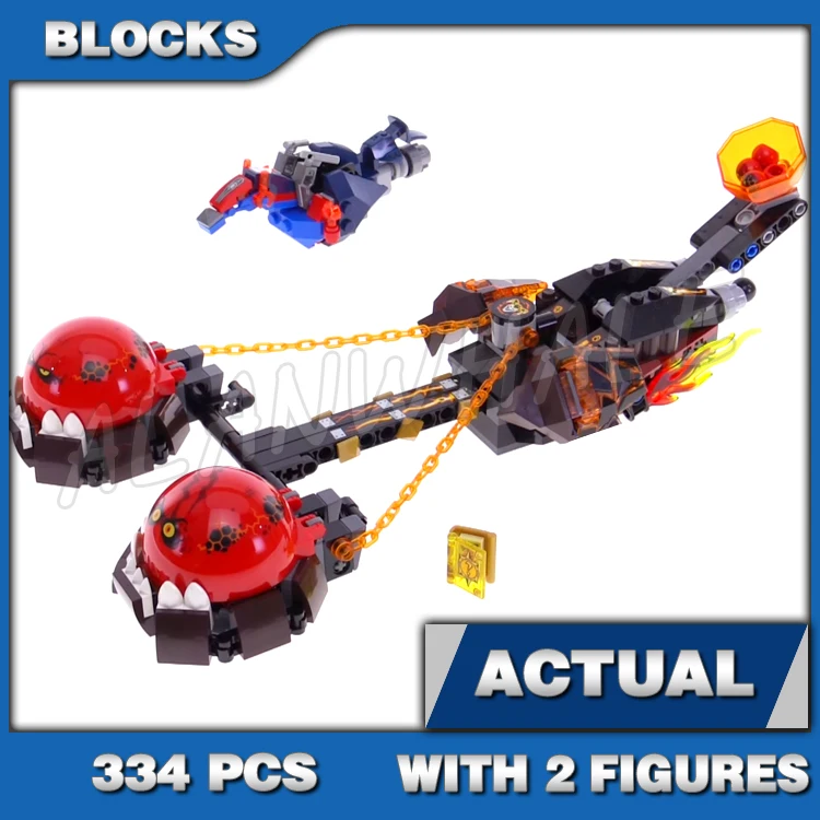 334pcs Nexoes Knights Beast Master's Chaos Chariot Hover Horse Shields 10483 Building Block Sets Compatible with Model
334pcs Nexoes Knights Beast Master's Chaos Chariot Hover Horse Shields 10483 Building Block Sets Compatible with Model