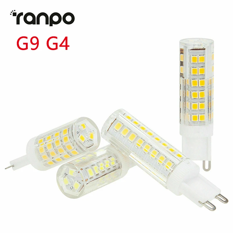 G4 G9 LED Bulb 220V 6W 9W 12W Corn Bulb 360 Beam Angle Chandelier Ceramic Light Bi-Pin Base for Wall Pendant Ceiling Lamps
G4 G9 LED Bulb 220V 6W 9W 12W Corn Bulb 360 Beam Angle Chandelier Ceramic Light Bi-Pin Base for Wall Pendant Ceiling Lamps