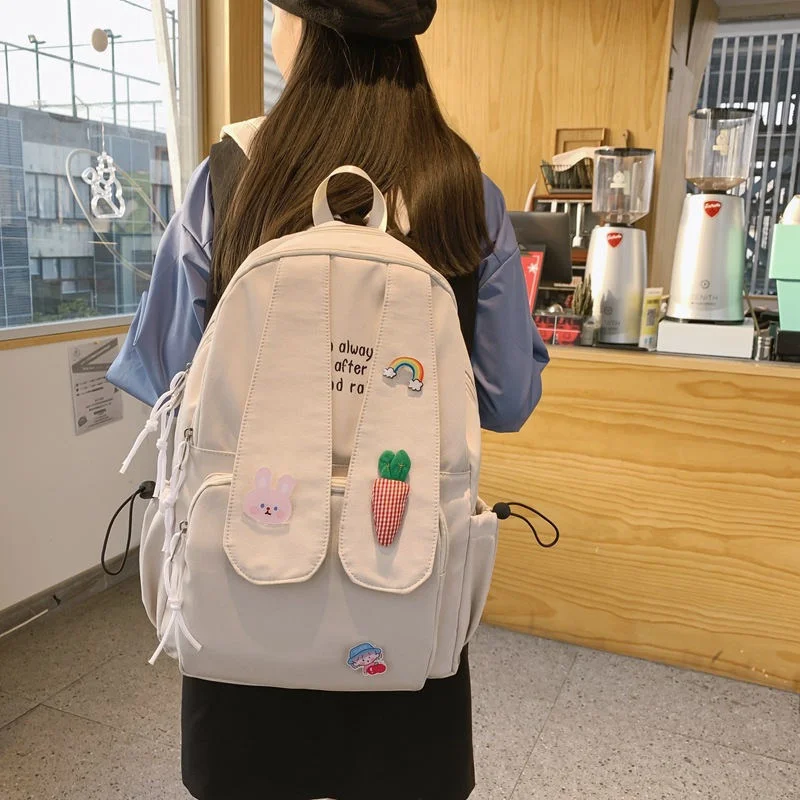 New Long Rabbit Ear Backpack Bag Girl Female Cartoon Anmie Bunny Ear Bagpack Women Teen Schoolbag College Bookbag
New Long Rabbit Ear Backpack Bag Girl Female Cartoon Anmie Bunny Ear Bagpack Women Teen Schoolbag College Bookbag
