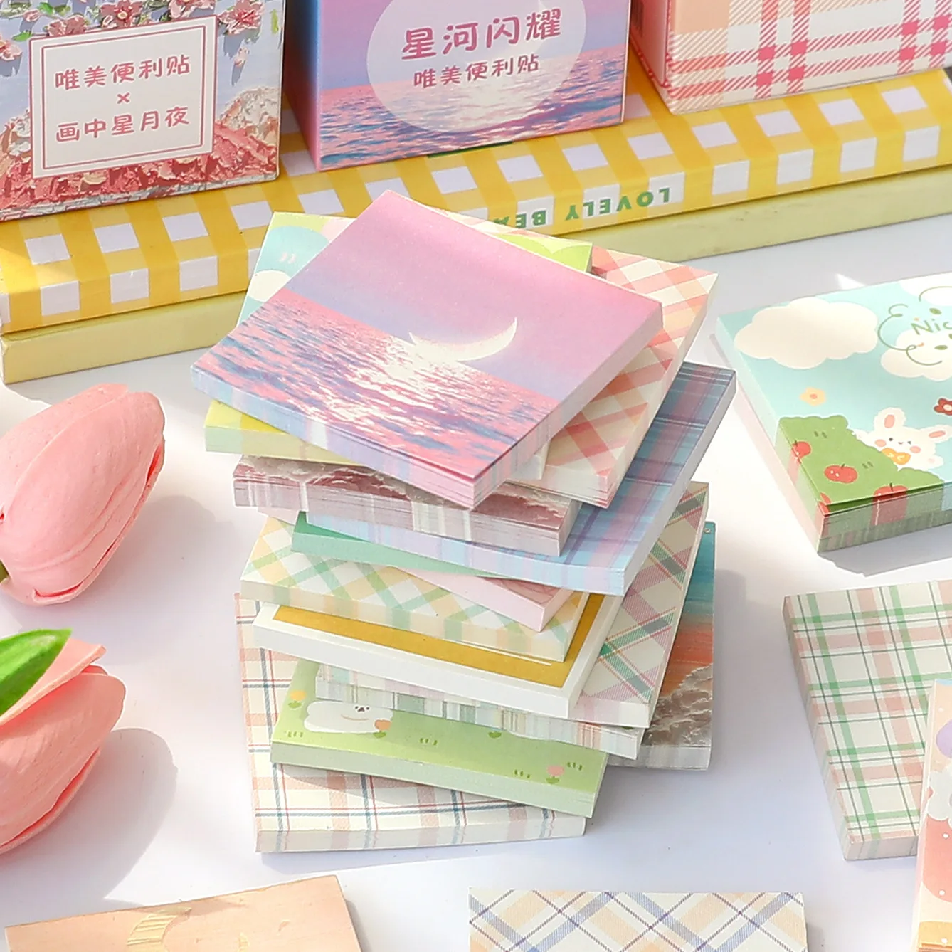 400 Sheets Grid Memo Pads Dream Color Non-adhesive Notes Paper Scrapbooking Stationery Office School
400 Sheets Grid Memo Pads Dream Color Non-adhesive Notes Paper Scrapbooking Stationery Office School