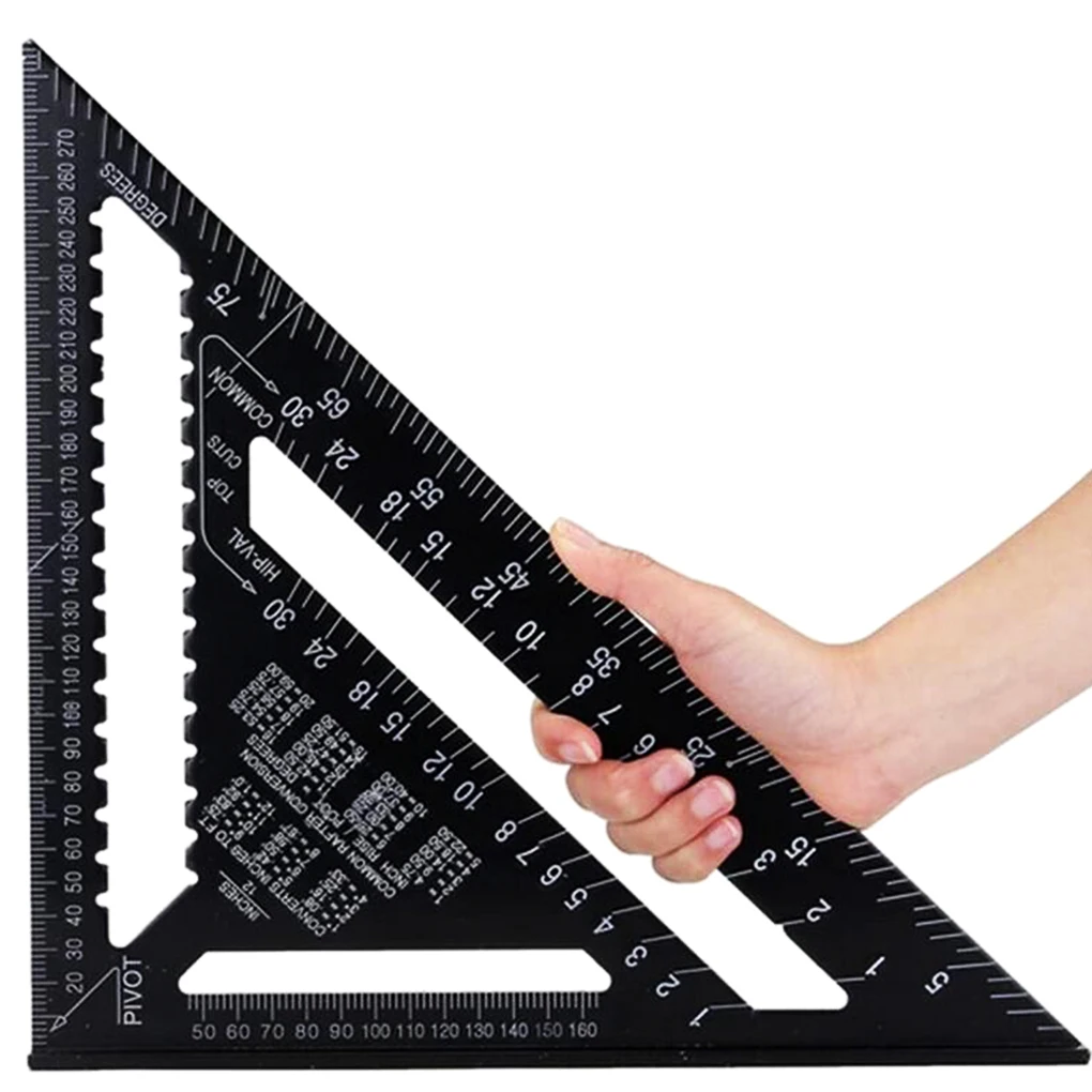 Triangle Ruler Aluminum Alloy Angle Protractor Speed Metric Square Measuring Ruler For Building Framing Tools Gauges
Triangle Ruler Aluminum Alloy Angle Protractor Speed Metric Square Measuring Ruler For Building Framing Tools Gauges