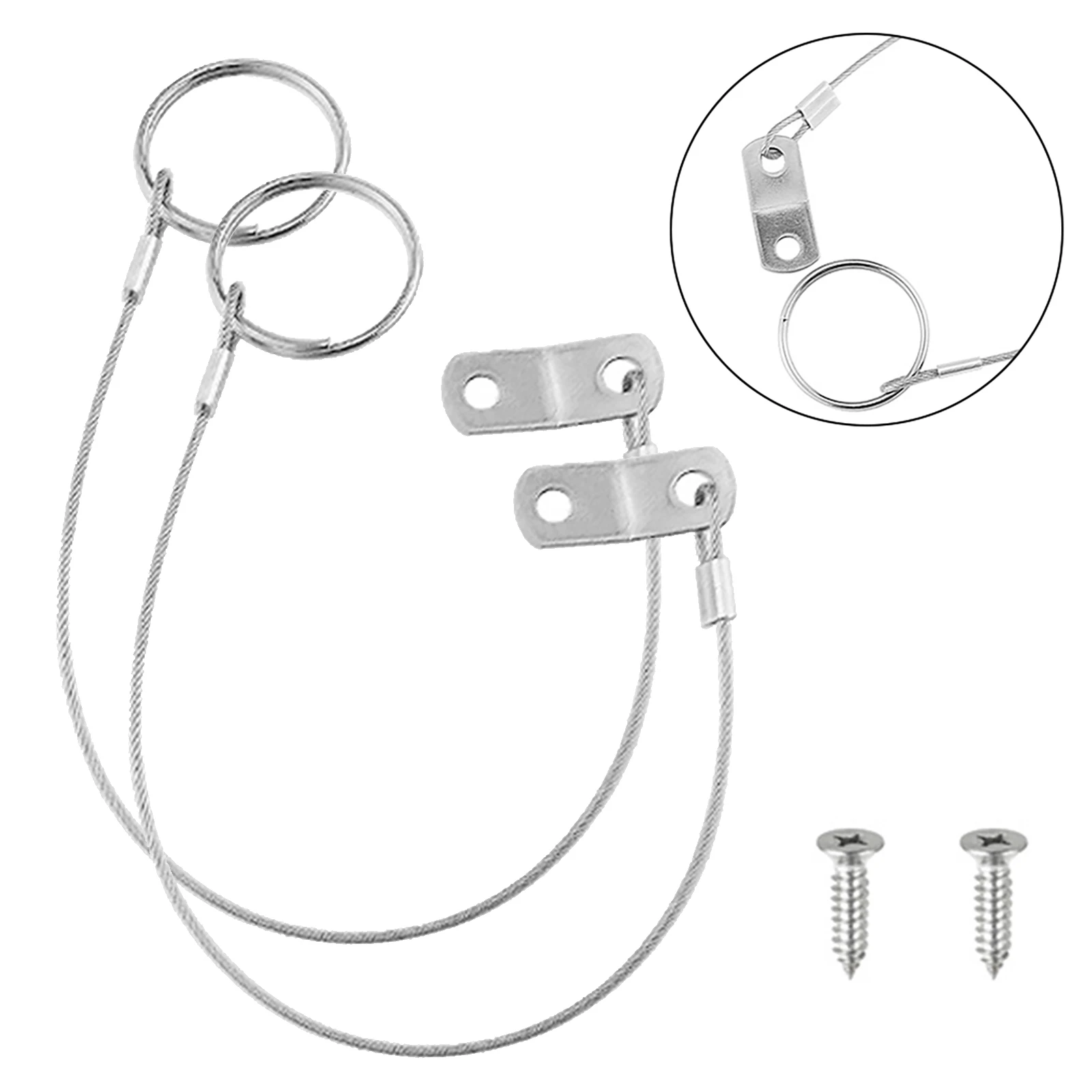 2pcs Anti-lost Rope Pins150mm Stainless Steel Marine Anti-lost Rope Pin Connecting Lanyard Tether Kayaks Boats Accessories
2pcs Anti-lost Rope Pins150mm Stainless Steel Marine Anti-lost Rope Pin Connecting Lanyard Tether Kayaks Boats Accessories
