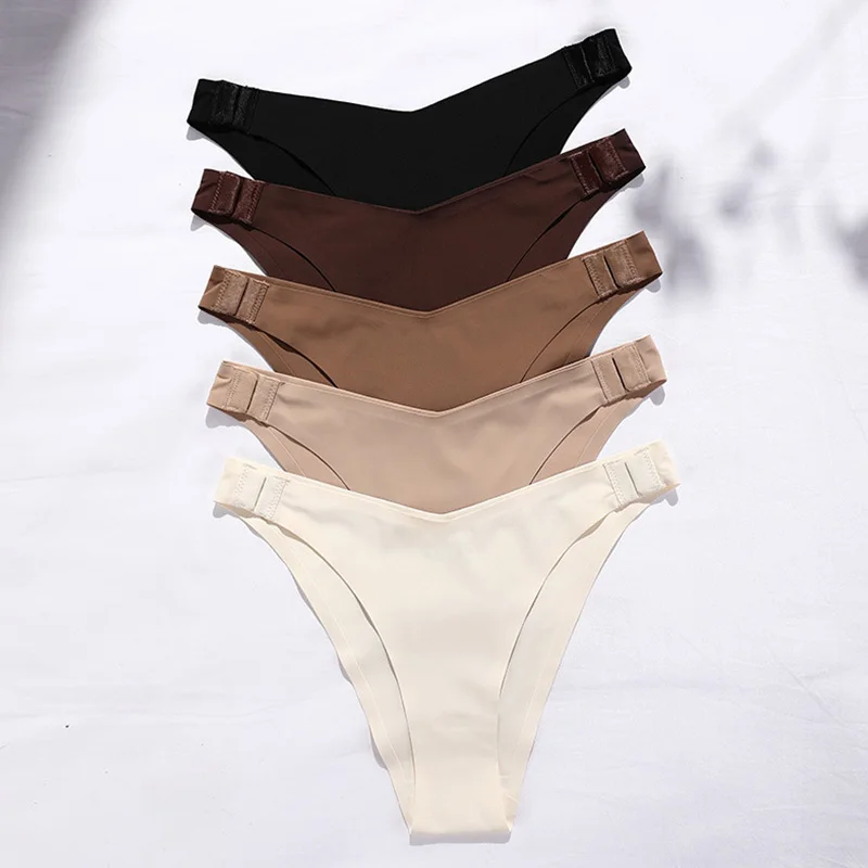 Ice Silk Women Sexy Seamless Panties Low Waist Underwear Briefs Female G String Adjustable Lingerie Comfortable Intimates
Ice Silk Women Sexy Seamless Panties Low Waist Underwear Briefs Female G String Adjustable Lingerie Comfortable Intimates