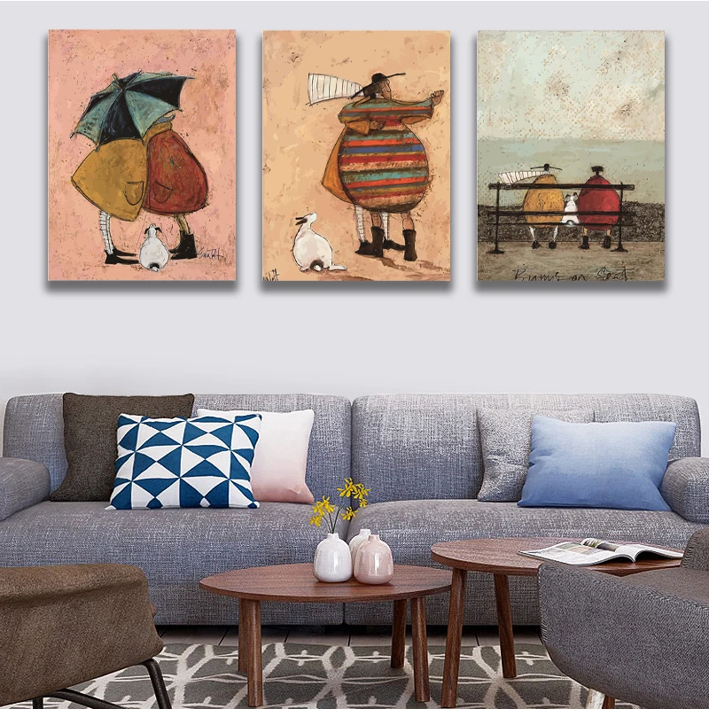 Vintage Nordic Abstract Landscape Love Dogs Pet Canvas Wall Art Paintings Posters and Prints Pictures Living Room Home Decor
Vintage Nordic Abstract Landscape Love Dogs Pet Canvas Wall Art Paintings Posters and Prints Pictures Living Room Home Decor