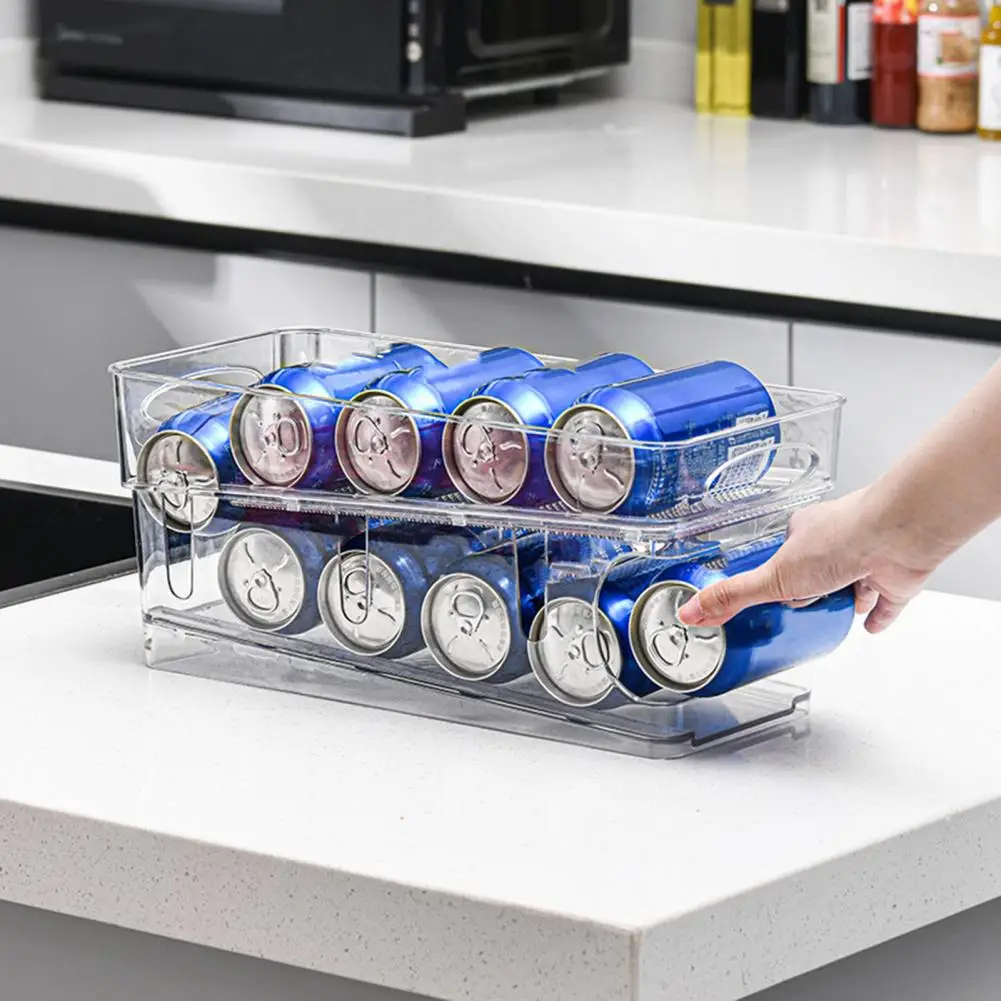 Useful Soda Can Dispenser Removable Partition Lightweight Portable Beverage Storage Box Household Supplies
Useful Soda Can Dispenser Removable Partition Lightweight Portable Beverage Storage Box Household Supplies