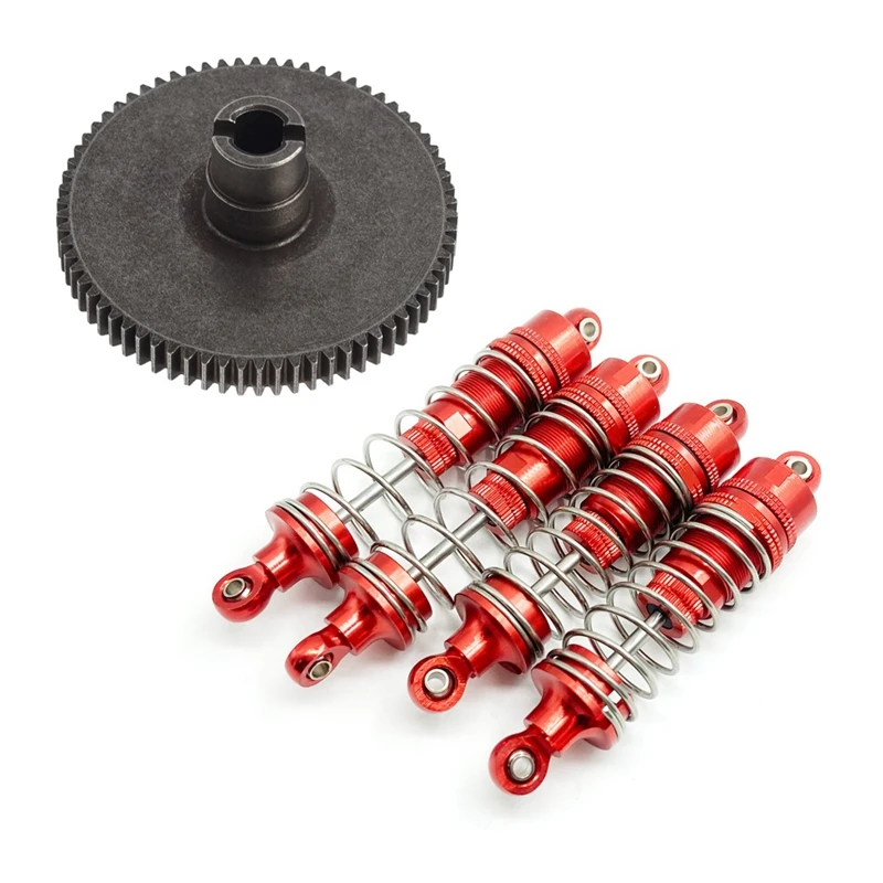 Metal Steel Diff Main Gear Reduction Gear With 4 Pcs All Metal Shock Absorber Damper
Metal Steel Diff Main Gear Reduction Gear With 4 Pcs All Metal Shock Absorber Damper