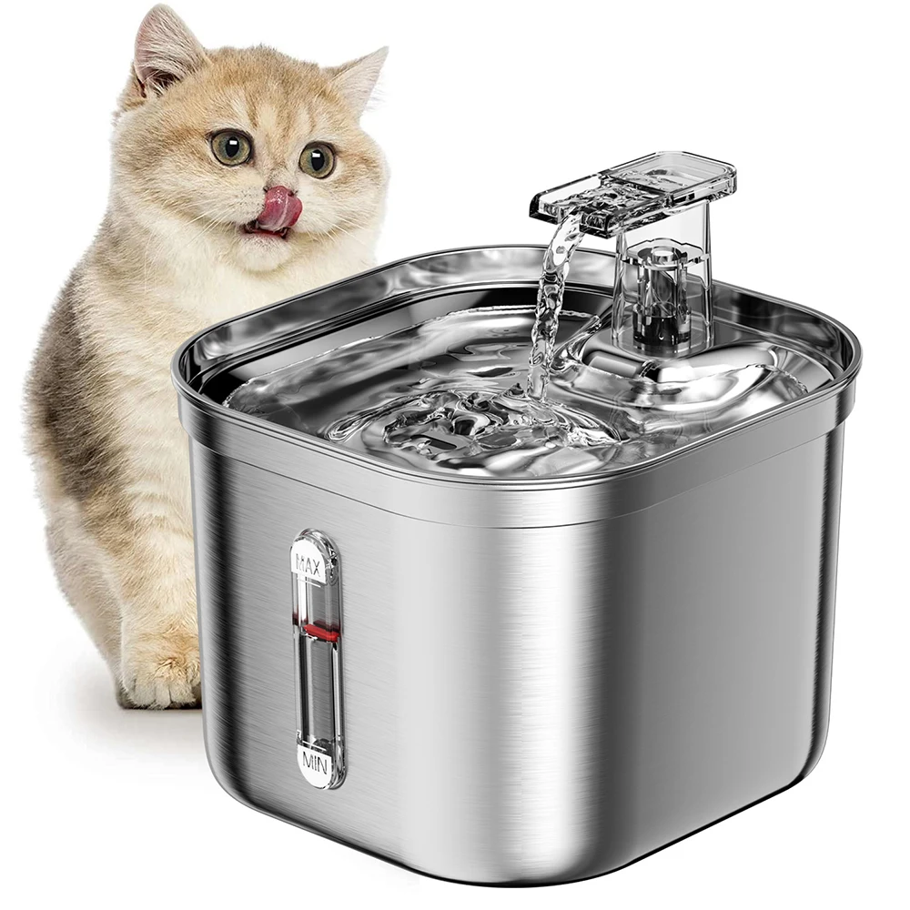 Cat Water Dispenser Stainless Steel Dog Water Fountain Automatic Circulation Pet Supplies Smart Drinking Water Cats Dogs Bowls
Cat Water Dispenser Stainless Steel Dog Water Fountain Automatic Circulation Pet Supplies Smart Drinking Water Cats Dogs Bowls