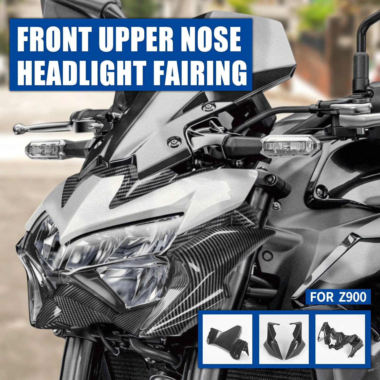 Motorcycle Lower Front Upper Headlight Side Cover Head Light Lamp Fairing Beak Cowl For Kawasaki Z900 Z 900 2020 2021
Motorcycle Lower Front Upper Headlight Side Cover Head Light Lamp Fairing Beak Cowl For Kawasaki Z900 Z 900 2020 2021