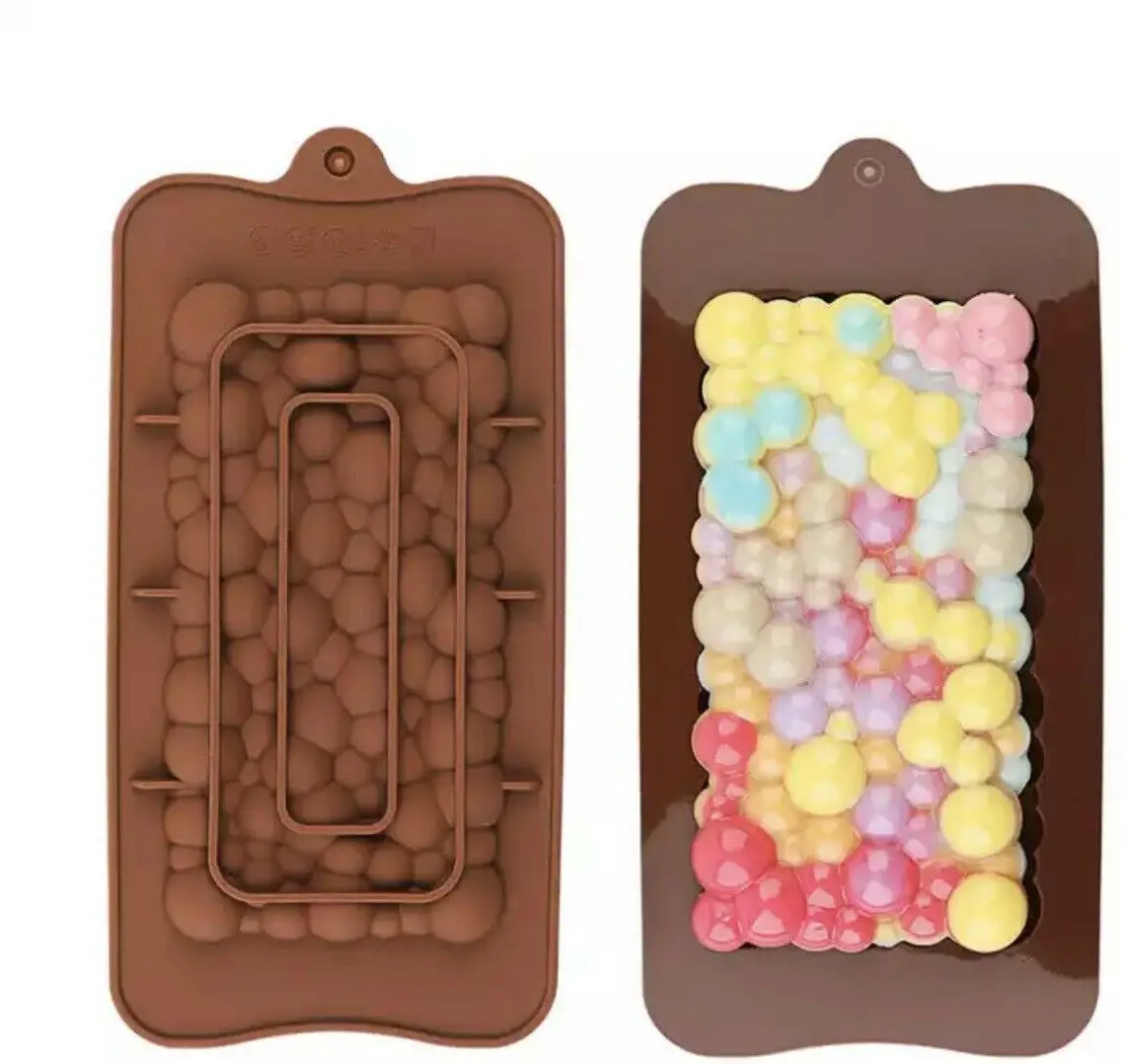 Bubbles Chocolate Bar Mould Cake Candy Wax Melts Sugarcraft Bake Mold Bubbles Chocolate Mold Cake Decorating
Bubbles Chocolate Bar Mould Cake Candy Wax Melts Sugarcraft Bake Mold Bubbles Chocolate Mold Cake Decorating