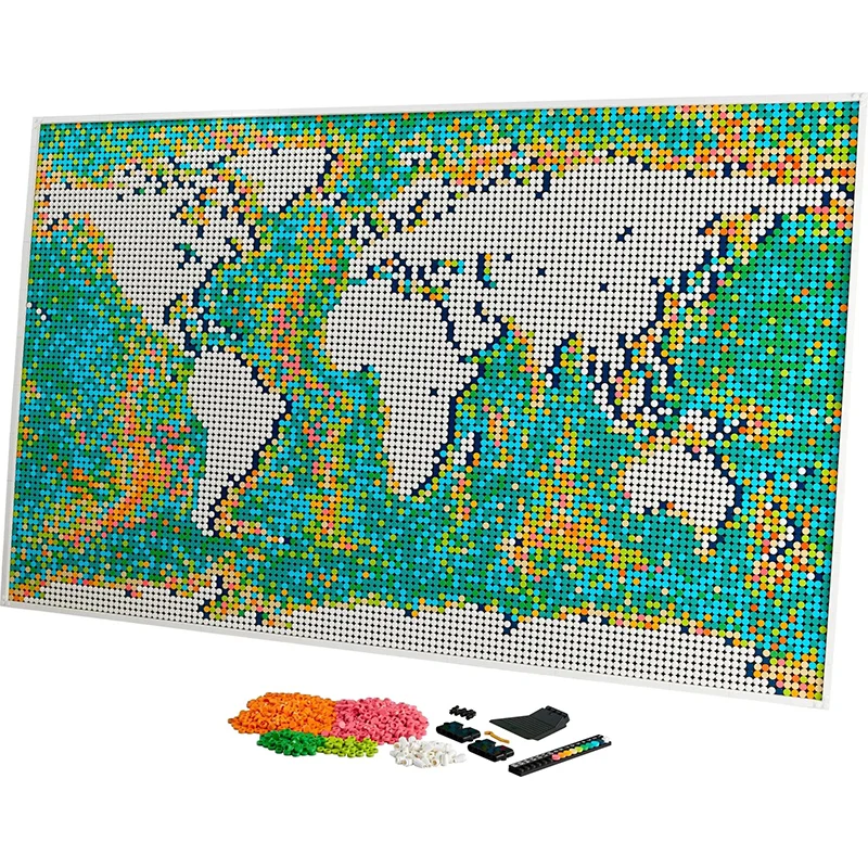 11695 PCS World Map Mosaic Building Blocks Map Large Model Bricks Toy Birthday Christmas Gifts Compatible 31203
11695 PCS World Map Mosaic Building Blocks Map Large Model Bricks Toy Birthday Christmas Gifts Compatible 31203