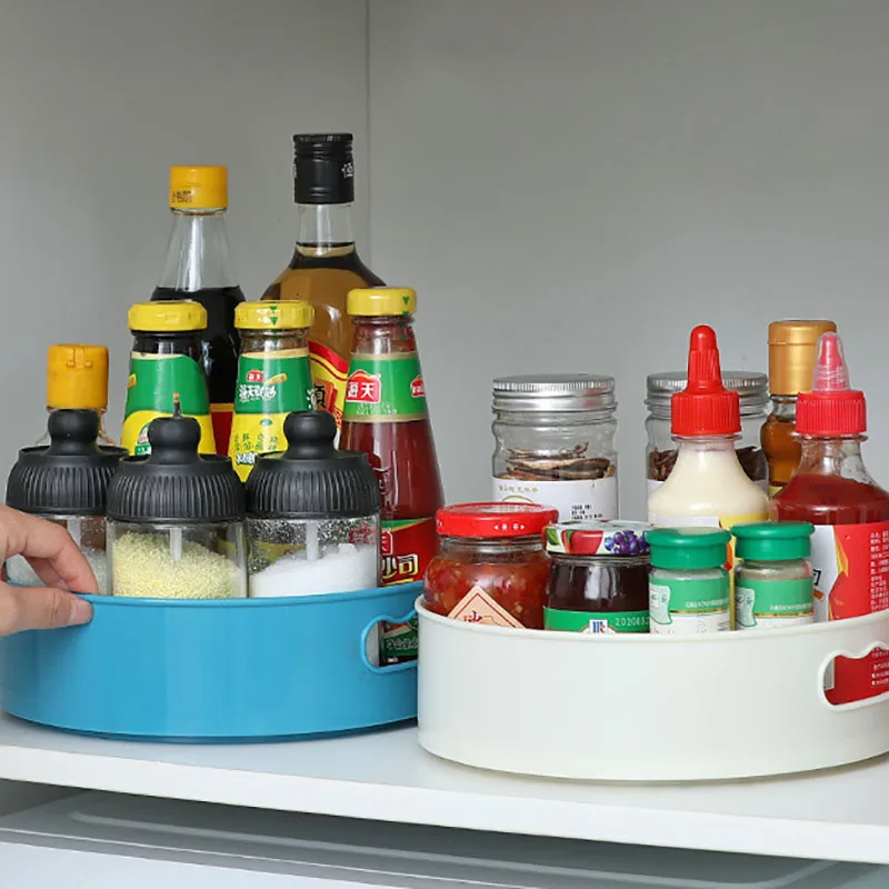 360 Degree Rotating Cabinet Organizer Kitchen Bathroom Cosmetic Turntable Storage Tray Non-Slip Condiment Spice Round Rack Plate
360 Degree Rotating Cabinet Organizer Kitchen Bathroom Cosmetic Turntable Storage Tray Non-Slip Condiment Spice Round Rack Plate