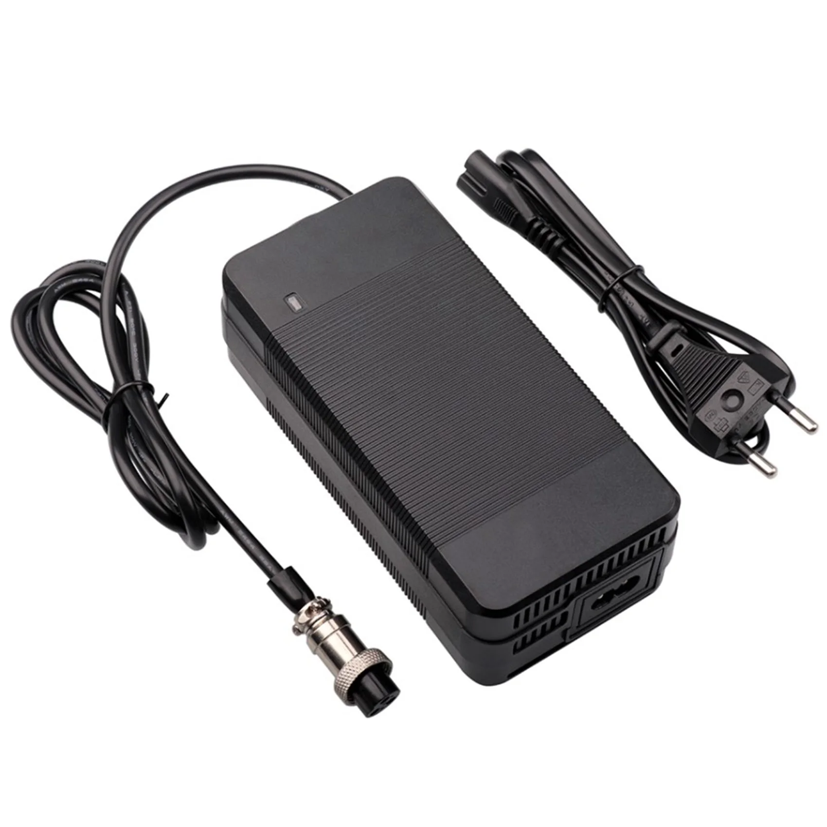 42V 3A Battery Charger for Electric Scooter Charger Plug 3P GX16 Connector, 36V Lithium Battery Charger EU
42V 3A Battery Charger for Electric Scooter Charger Plug 3P GX16 Connector, 36V Lithium Battery Charger EU