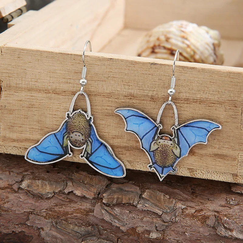New Fashion Personality Cartoon Bat Shape Two-color Earrings Creative Pearl Earrings Cross-border Gift Jewelry Wholesale
New Fashion Personality Cartoon Bat Shape Two-color Earrings Creative Pearl Earrings Cross-border Gift Jewelry Wholesale
