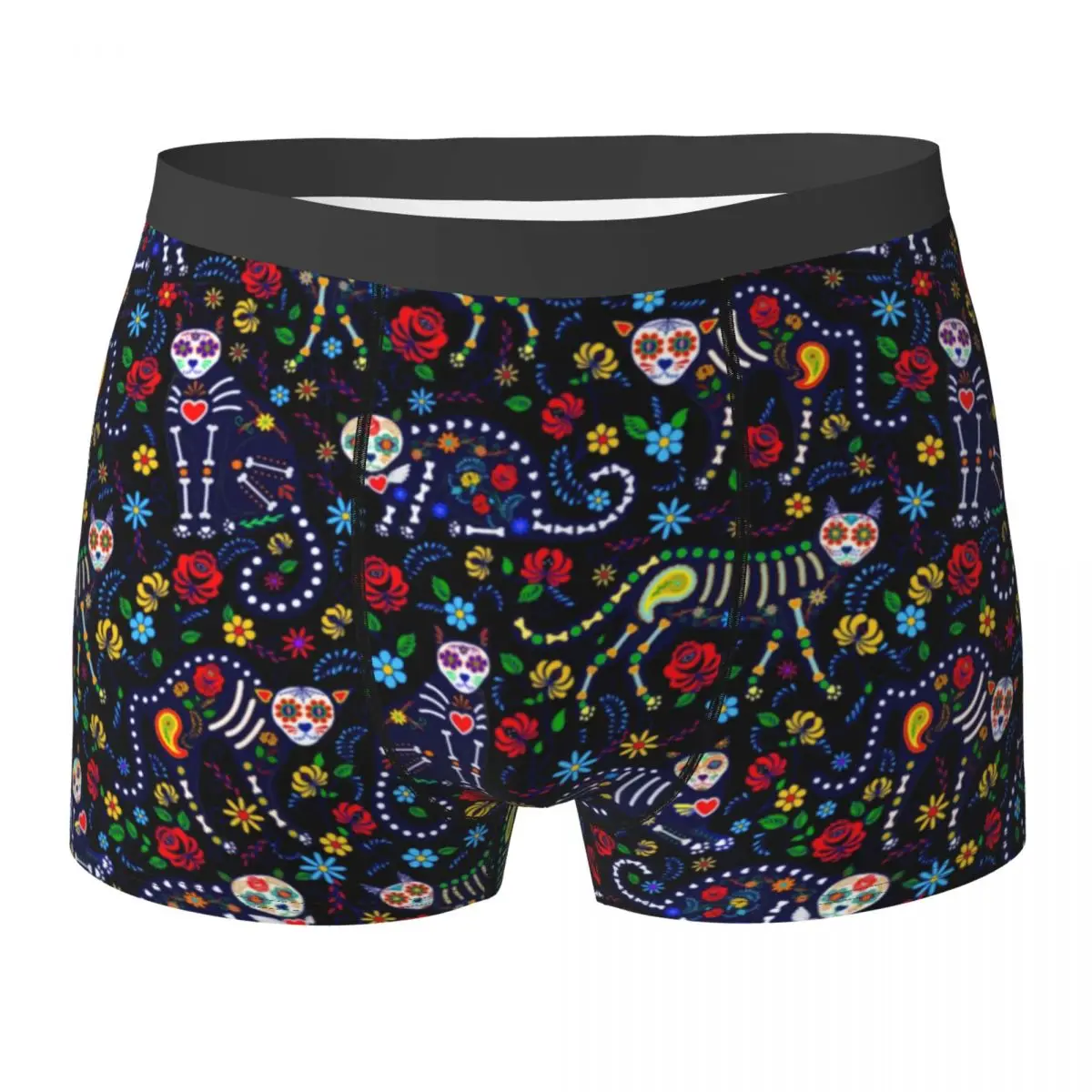 Vintage Halloween Underwear Calaveras Cats Day of the Dead Art Men Panties Print Funny Boxershorts Hot Shorts Briefs Plus Size 
Vintage Halloween Underwear Calaveras Cats Day of the Dead Art Men Panties Print Funny Boxershorts Hot Shorts Briefs Plus Size