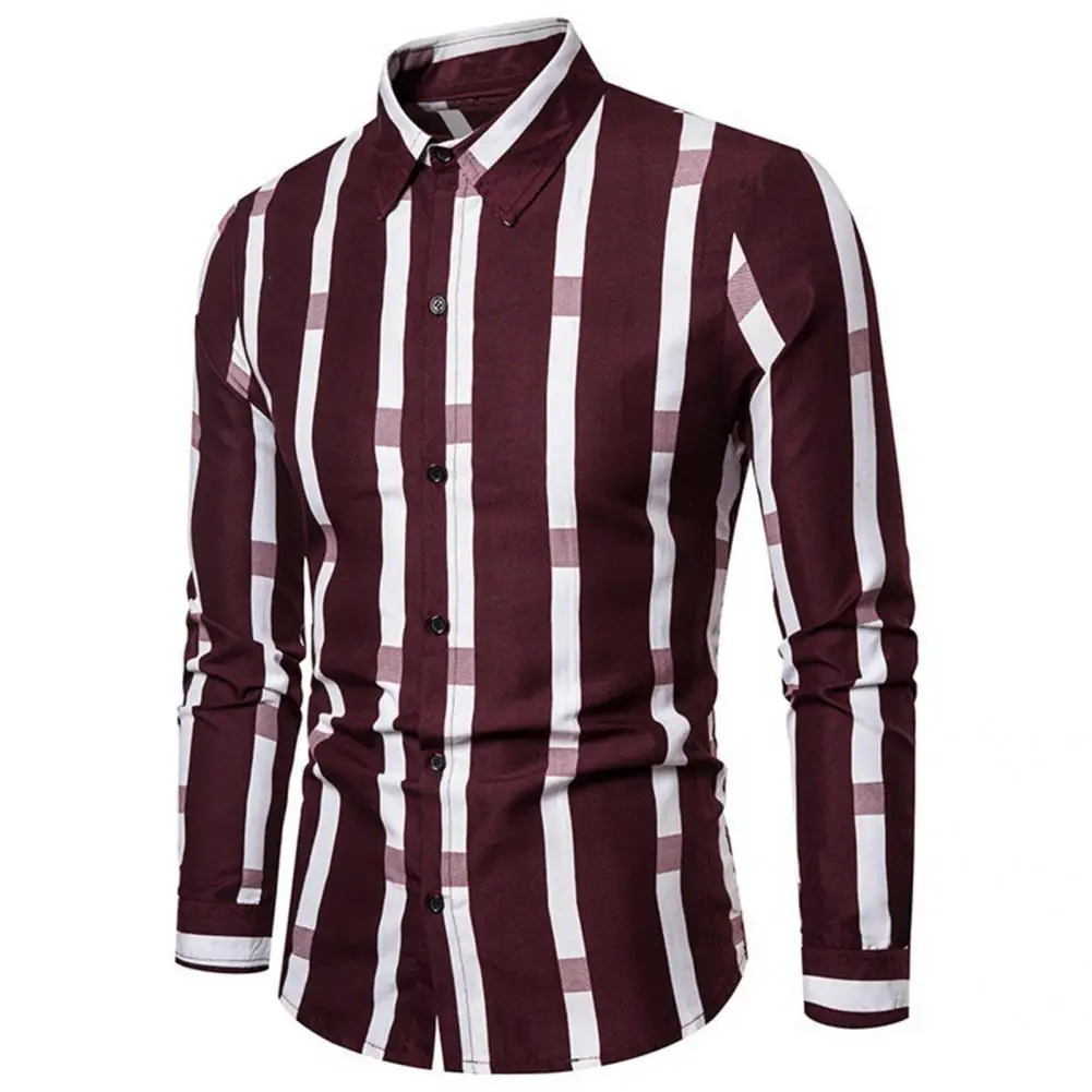 Formal Shirt Buttons Closure Fashion All-Matched Vertical Striped Slim Office Shirt
Formal Shirt Buttons Closure Fashion All-Matched Vertical Striped Slim Office Shirt