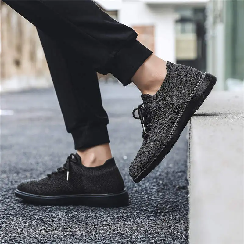 Plus Size Sneakers Men Lace Up Slip Resistant Sport Shoes Man Low Top Men's Running Shoes Flats Fly Weaving Sports Man Shoes 58D
Plus Size Sneakers Men Lace Up Slip Resistant Sport Shoes Man Low Top Men's Running Shoes Flats Fly Weaving Sports Man Shoes 58D