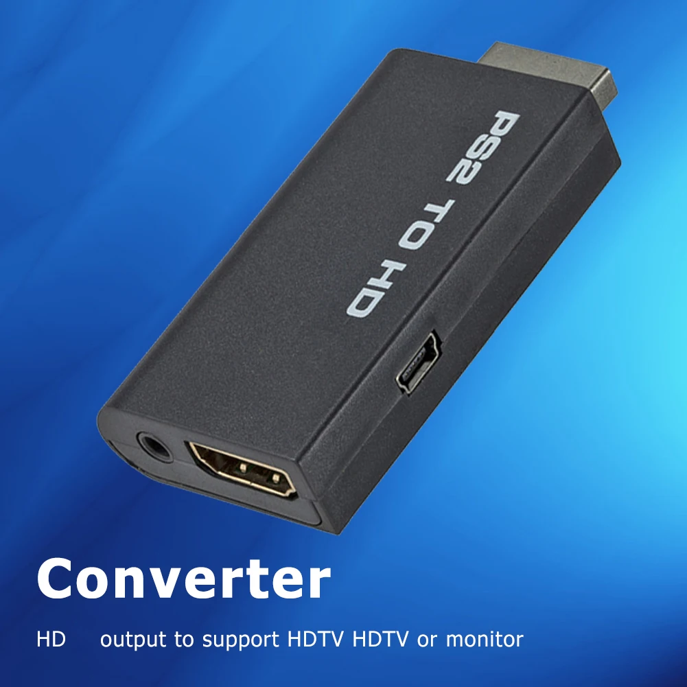 For PS2 to HDMI Compatible Audio Video Converter 480i/480p/576i with 3.5mm Audio Output 1080P Transfer Interface Adapter
For PS2 to HDMI Compatible Audio Video Converter 480i/480p/576i with 3.5mm Audio Output 1080P Transfer Interface Adapter