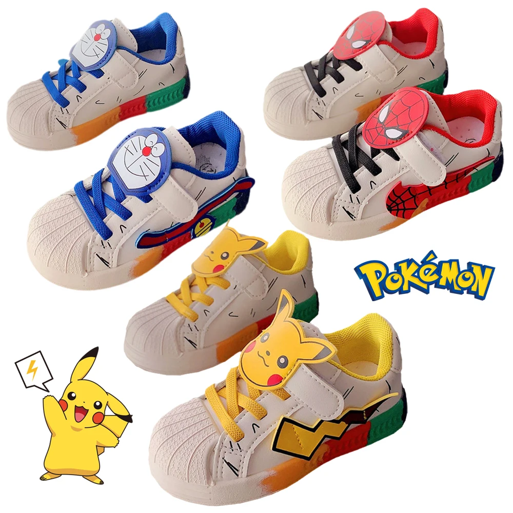 Кроссовки с ракушками для девочек Pokemon Pikachu, аниме-фигурка, милые детские Нескользящие кроссовки с мягкой подошвой, спортивные аксессуары, п...
Кроссовки с ракушками для девочек Pokemon Pikachu, аниме-фигурка, милые детские Нескользящие кроссовки с мягкой подошвой, спортивные аксессуары, п...