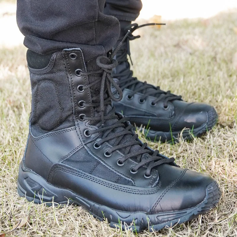 Summer Men Ultrallight Military Tactical Boots Outdoor Airborne Boots Unisex Air Force Desert Combat Boots Male Army Shoes
Summer Men Ultrallight Military Tactical Boots Outdoor Airborne Boots Unisex Air Force Desert Combat Boots Male Army Shoes