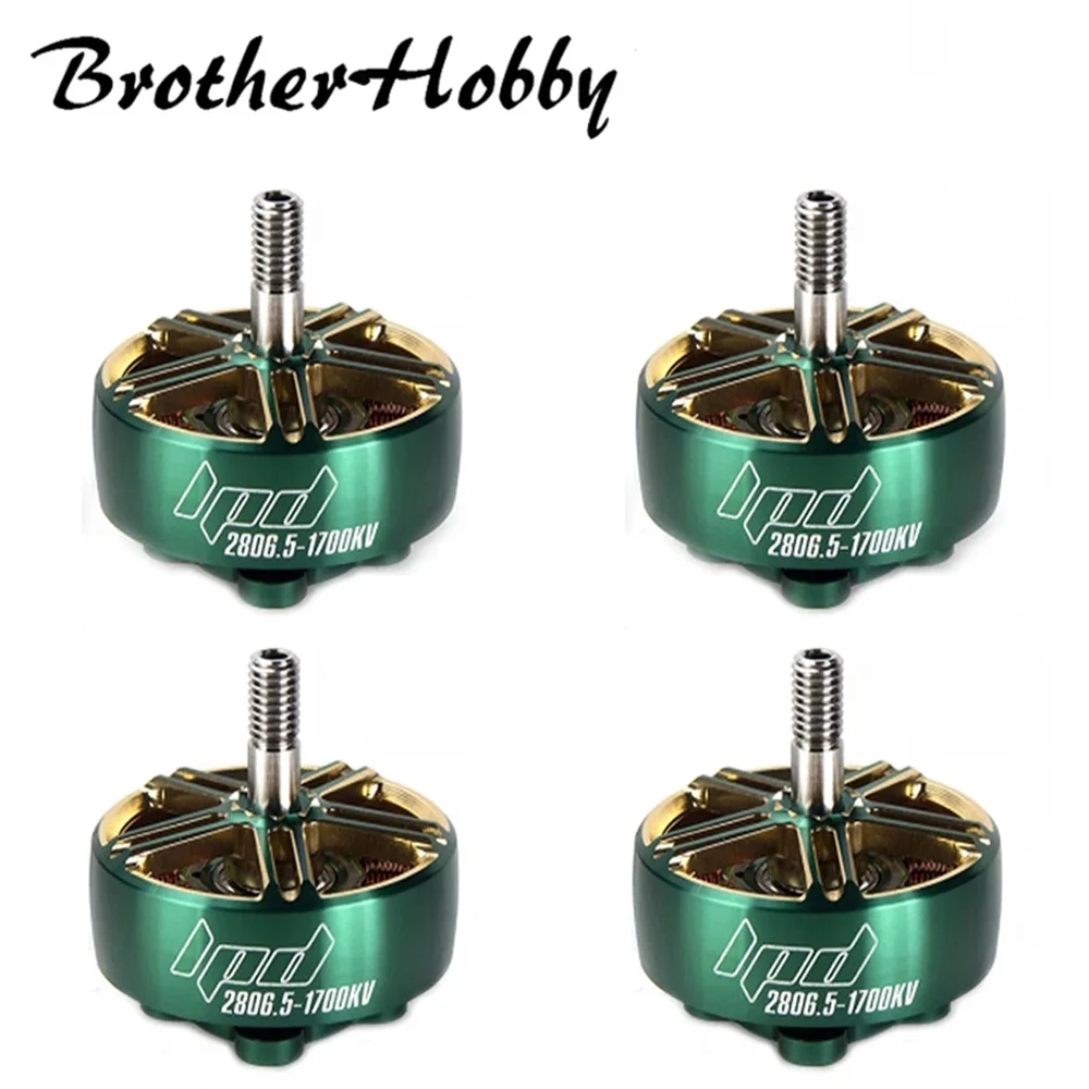1/4pcs BrotherHobby LPD 2806.5 1300KV 1700KV 4-6S Brushless Motor 7-9inch propeller for RC FPV Racing Drone Multicopter
1/4pcs BrotherHobby LPD 2806.5 1300KV 1700KV 4-6S Brushless Motor 7-9inch propeller for RC FPV Racing Drone Multicopter