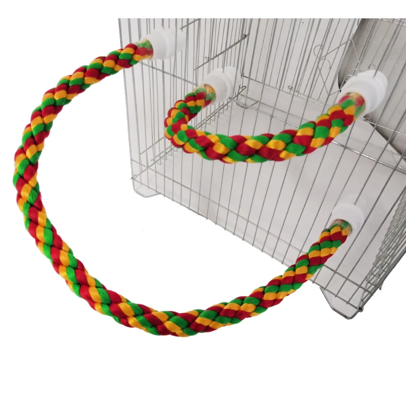 Bird Bite Toy Multi-color Parrot Standing Woven Rope Toys Bird Chew Toy Bendable Pet Parrot Standing Perches Ladder For Parakeet
Bird Bite Toy Multi-color Parrot Standing Woven Rope Toys Bird Chew Toy Bendable Pet Parrot Standing Perches Ladder For Parakeet