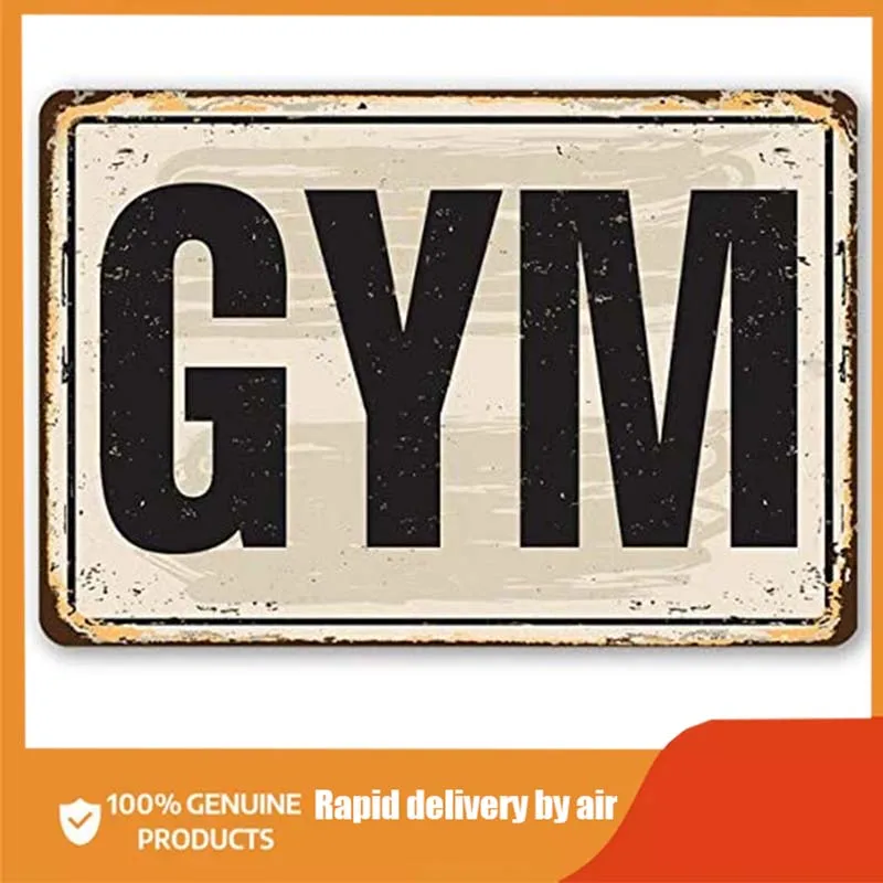 Retro Rustic Tin Sign Gym Metal Sign Vintage Retro Wall Sign Ideal Gifts Decor for Garage Home Bar Pub Store Shop Hotel Man
Retro Rustic Tin Sign Gym Metal Sign Vintage Retro Wall Sign Ideal Gifts Decor for Garage Home Bar Pub Store Shop Hotel Man