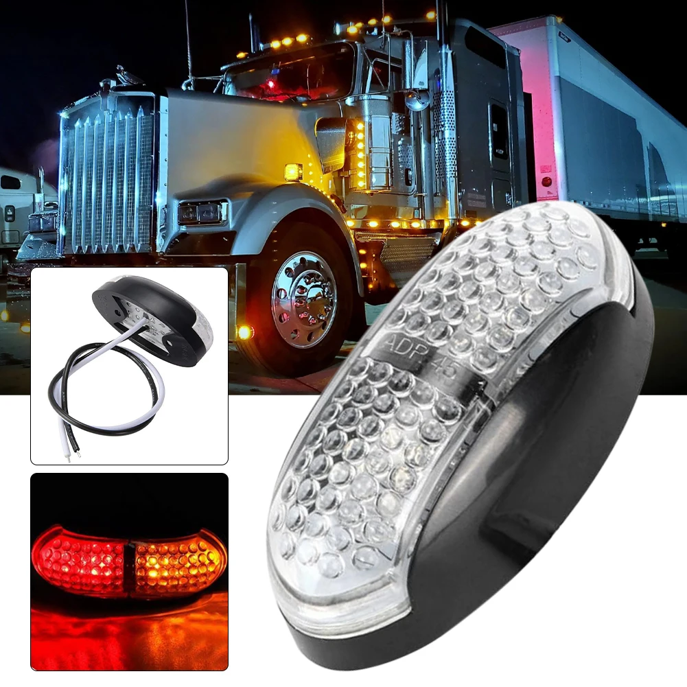 12V 24V SMD Waterproof Side Marker LED Light Van Red Amber Easy To Mount Truck Trailer For Car Boat Trailers Caravans Trucks
12V 24V SMD Waterproof Side Marker LED Light Van Red Amber Easy To Mount Truck Trailer For Car Boat Trailers Caravans Trucks