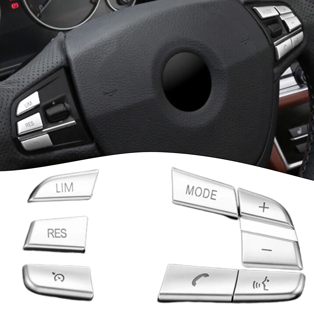 Button Cover Trim Steering Wheel ABS Accessories Decor For BMW Parts Silver Sticker Vehicle For BMW 5/6/7 Series
Button Cover Trim Steering Wheel ABS Accessories Decor For BMW Parts Silver Sticker Vehicle For BMW 5/6/7 Series