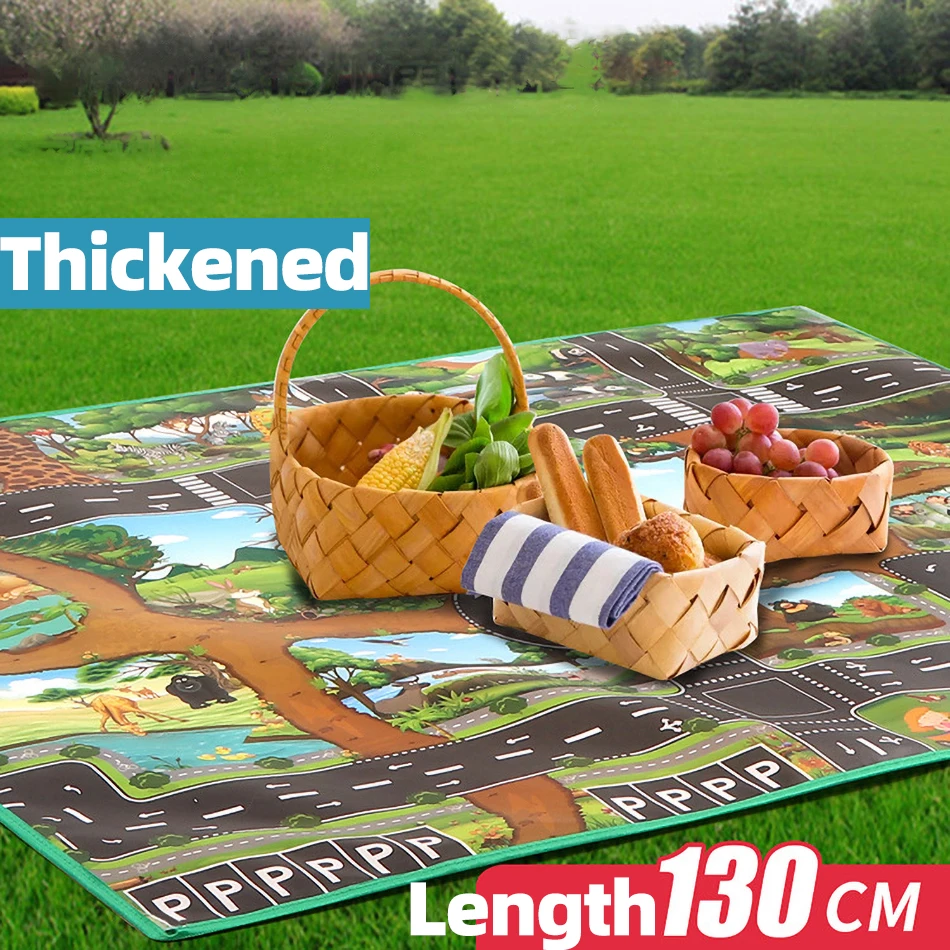 Boys Girls Carpet Toddler Interactive Non-Toxic Map Baby Farm Road Portable Rugs Children Picnic Thickened Toy Playmat 100x130cm
Boys Girls Carpet Toddler Interactive Non-Toxic Map Baby Farm Road Portable Rugs Children Picnic Thickened Toy Playmat 100x130cm
