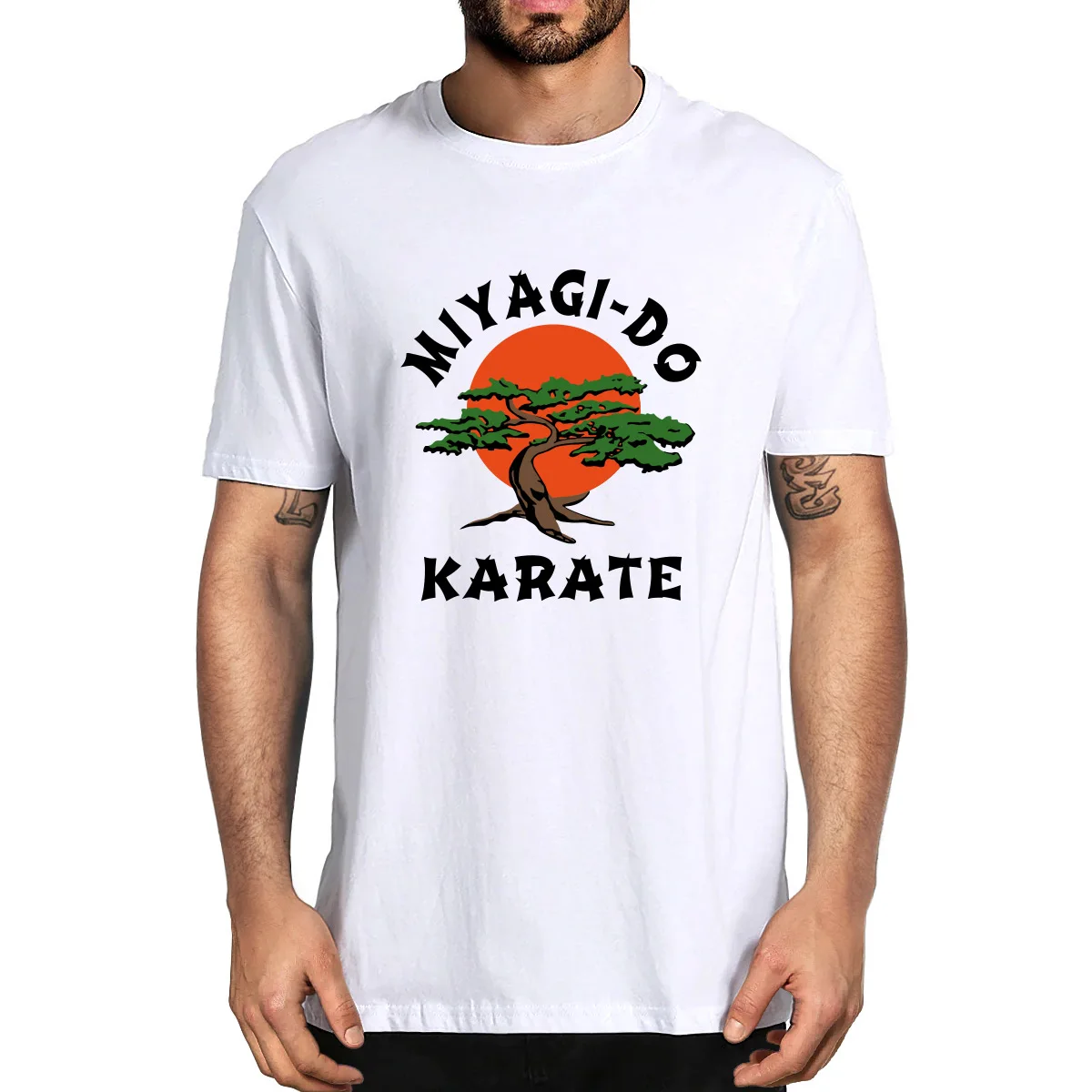 Unisex 100% Cotton Miyagi Do Jo Inspired by Karate Kid Art Retro Cool Men's Novelty T-Shirt Women Casual Streetwear EU Size Tee
Unisex 100% Cotton Miyagi Do Jo Inspired by Karate Kid Art Retro Cool Men's Novelty T-Shirt Women Casual Streetwear EU Size Tee