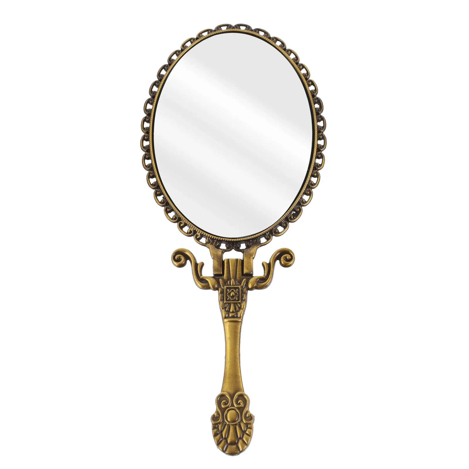 Mirror Hand Vintage Makeup Vanity Folding Compact Travel Metal Portable Foldable Handheld Mirrors Stand Held Beauty Handle Men
Mirror Hand Vintage Makeup Vanity Folding Compact Travel Metal Portable Foldable Handheld Mirrors Stand Held Beauty Handle Men