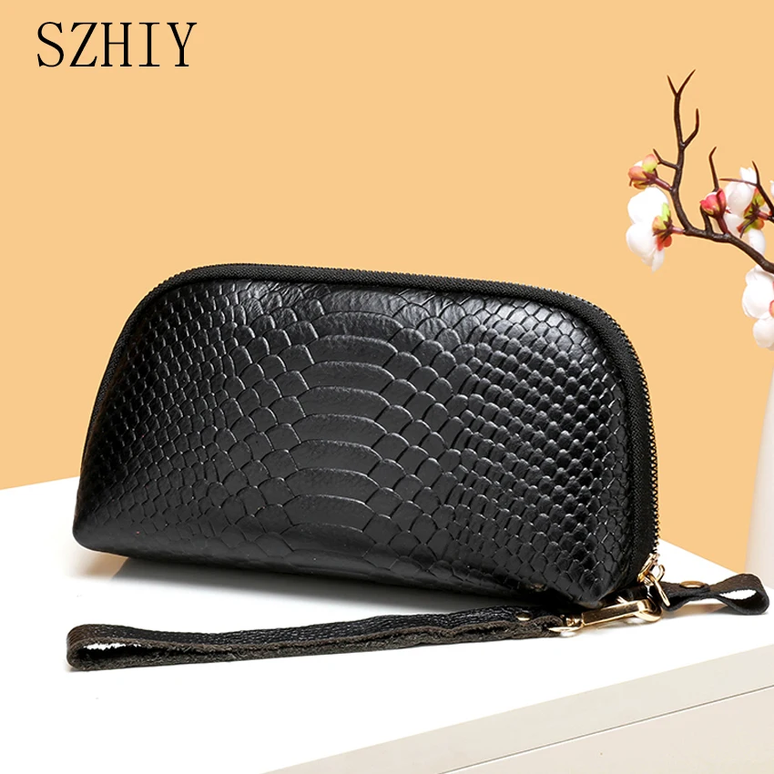 Women Clutch Bag Leather Wallets and Handbags High Quality Snake Grain Leather Mobile Phone Pocket Bolso Fiesta Sac A Main Femme
Women Clutch Bag Leather Wallets and Handbags High Quality Snake Grain Leather Mobile Phone Pocket Bolso Fiesta Sac A Main Femme