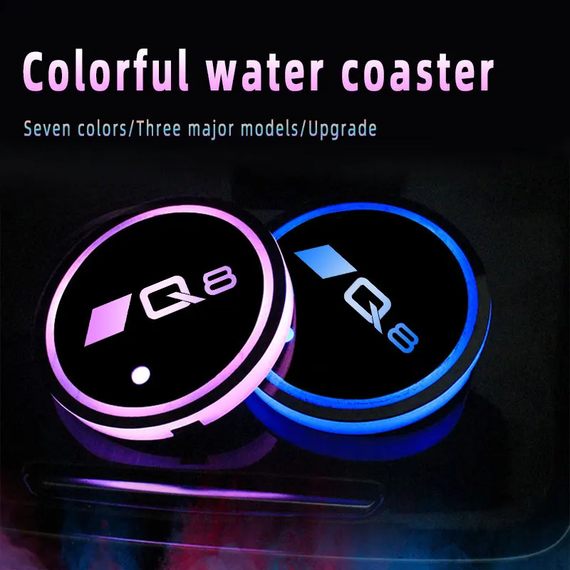 Car Logo Led Atmosphere Light 7 Colorful Cup Luminous Coaster Holder For Audi Q8 2017 2018 2019 2020 2021 2022 Auto Accessories
Car Logo Led Atmosphere Light 7 Colorful Cup Luminous Coaster Holder For Audi Q8 2017 2018 2019 2020 2021 2022 Auto Accessories