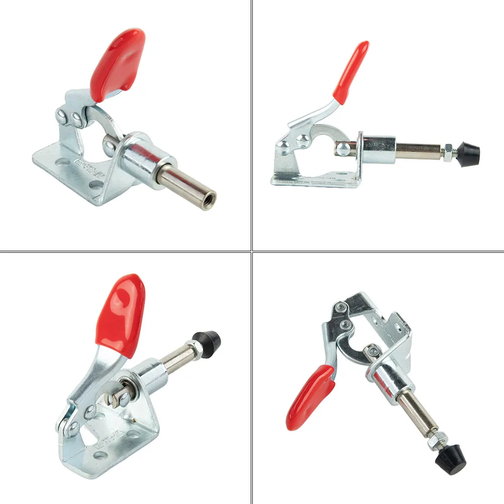 45Kg Toggle Clamp Antislip Quick Release Pull Action Vertical Clamp GH-301-AM Covered Handle Hand Tool For Woodworking
45Kg Toggle Clamp Antislip Quick Release Pull Action Vertical Clamp GH-301-AM Covered Handle Hand Tool For Woodworking