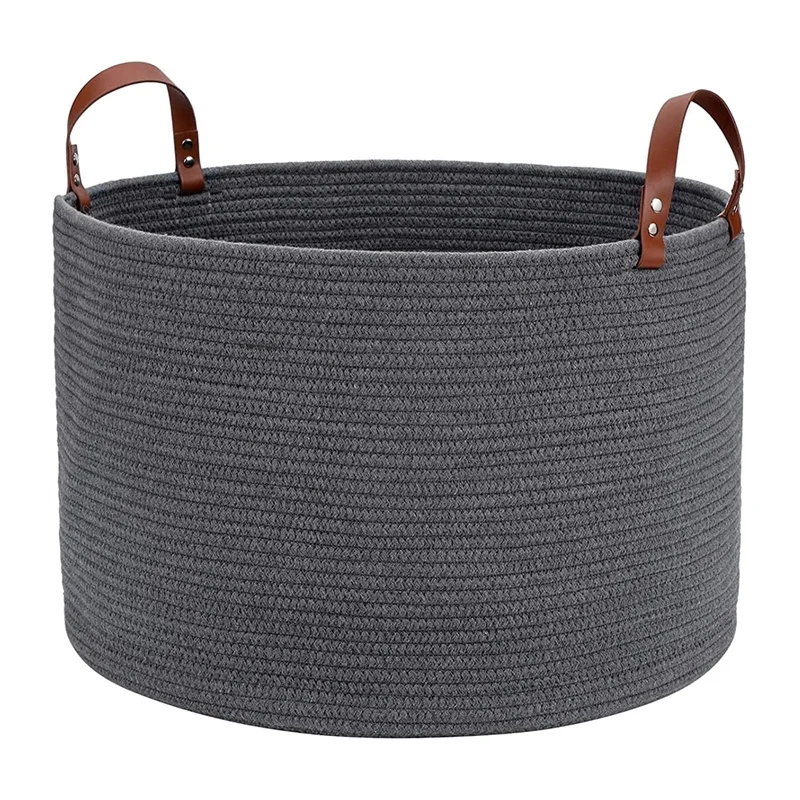 Large Basket For Blanket Storage Basket Bins For Organizing Cotton Rope Woven Laundry Hamper Living Room Storage Basket
Large Basket For Blanket Storage Basket Bins For Organizing Cotton Rope Woven Laundry Hamper Living Room Storage Basket