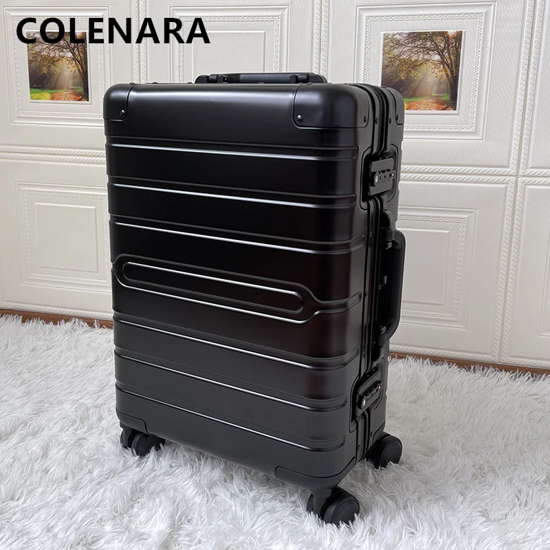 COLENARA новый чемодан 20 "24" 28 дюймов на колесиках большой вместимости полностью