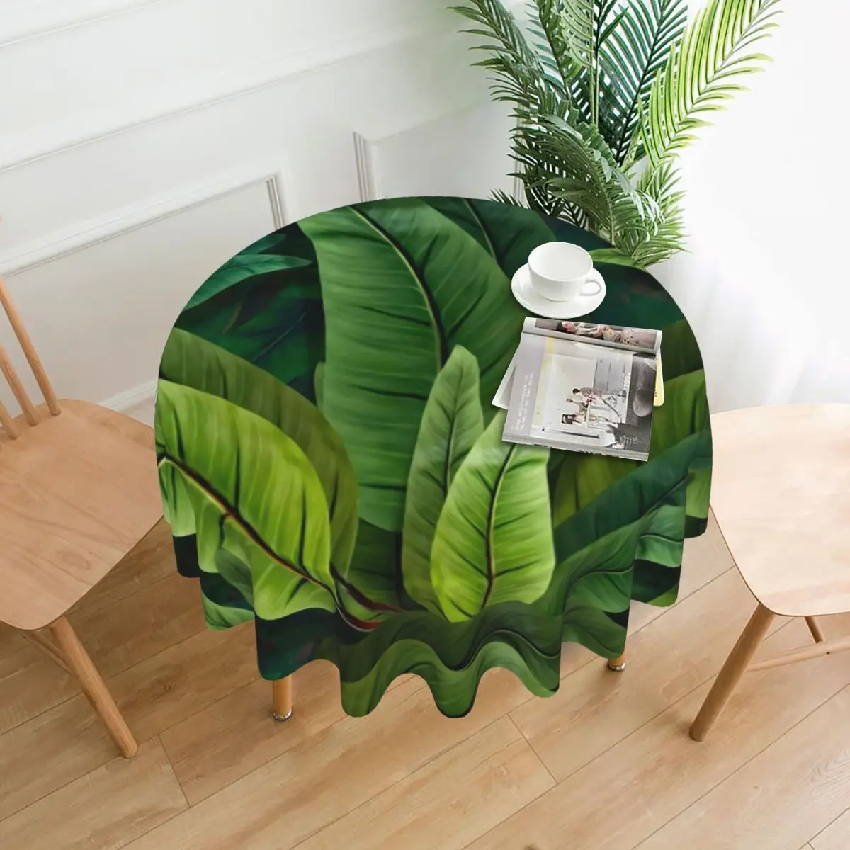 Retro Tropical Tablecloth Green Leaves Print Wholesale Kawaii Table Cover Restaurant Printed Decoration Polyester Table Cloth 
Retro Tropical Tablecloth Green Leaves Print Wholesale Kawaii Table Cover Restaurant Printed Decoration Polyester Table Cloth