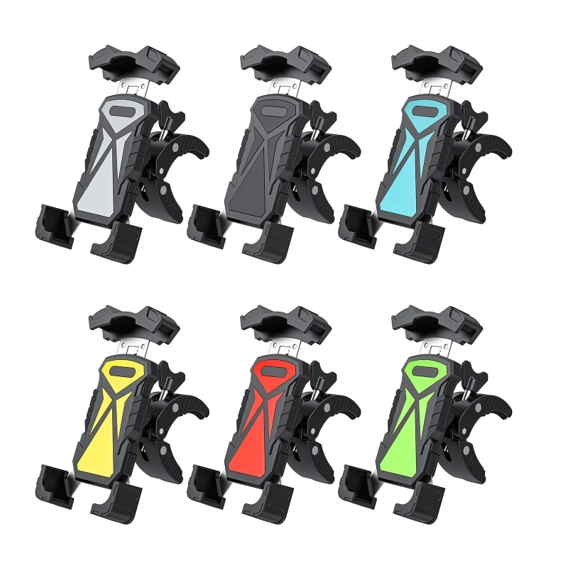 2022 New Bicycle & Motorcycle Phone Mount, Plastic Handlebar Phone Holder for Scooter Adjustable GPS Mount for Most Phones
2022 New Bicycle & Motorcycle Phone Mount, Plastic Handlebar Phone Holder for Scooter Adjustable GPS Mount for Most Phones