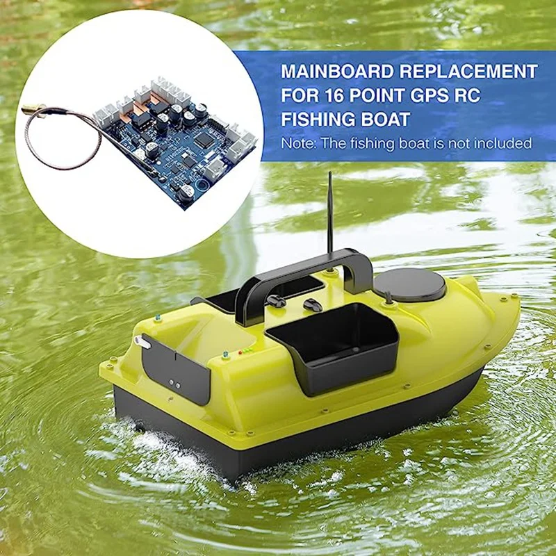 Fishing Boat Main Board 16 Point GPS RC Remote Control Fish Bait Boat Mainboard Parts
Fishing Boat Main Board 16 Point GPS RC Remote Control Fish Bait Boat Mainboard Parts