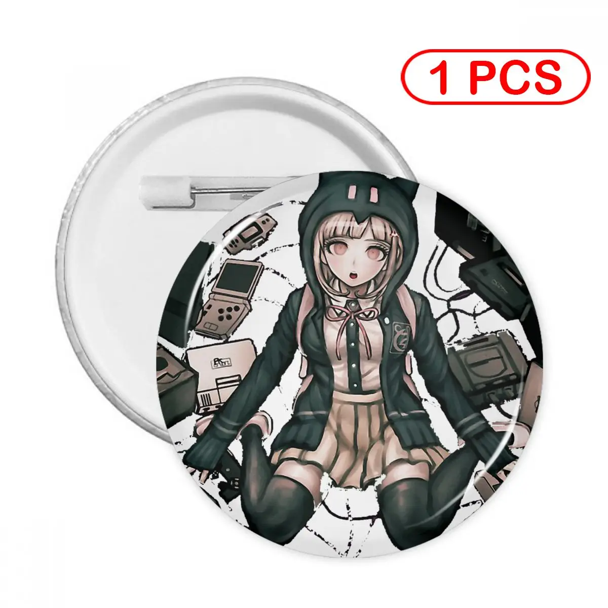 Брошь Nanami Danganronpa V3 Ultra Chiaki, креативная брошь, украшение для ювелирных изделий, Металлическая Булавка, значок для девочки, Детская Брошь, пугов...
Брошь Nanami Danganronpa V3 Ultra Chiaki, креативная брошь, украшение для ювелирных изделий, Металлическая Булавка, значок для девочки, Детская Брошь, пугов...