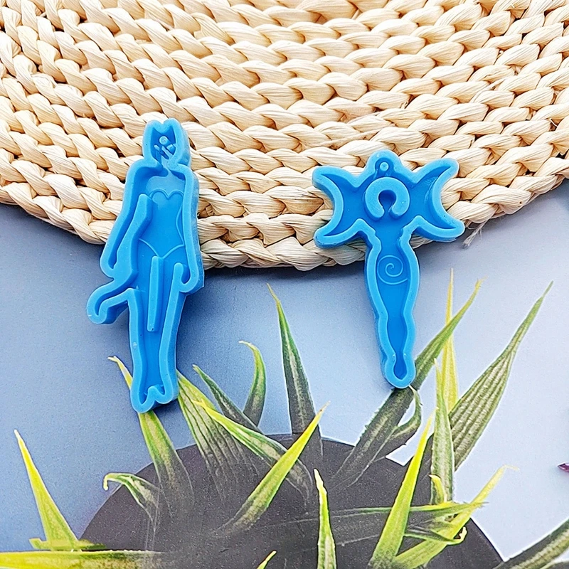 Goddess Charm Mold Silicone Hanging Pendant Mould Epoxy Resin Casting for Handmade DIY Keychain Jewelry Making Crafts Supplies
Goddess Charm Mold Silicone Hanging Pendant Mould Epoxy Resin Casting for Handmade DIY Keychain Jewelry Making Crafts Supplies