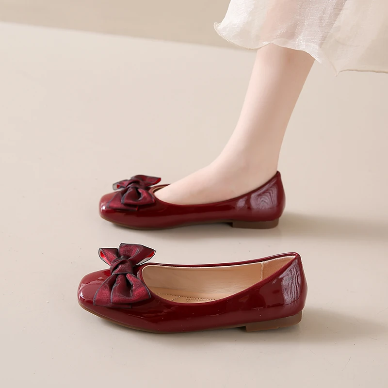 Sweet Butterfly Knot Princess Shoes for Women Comfortable Shallow Wedding Shoes Slip-on Summer 2023 Women's Flat Shoes Chaussure
Sweet Butterfly Knot Princess Shoes for Women Comfortable Shallow Wedding Shoes Slip-on Summer 2023 Women's Flat Shoes Chaussure