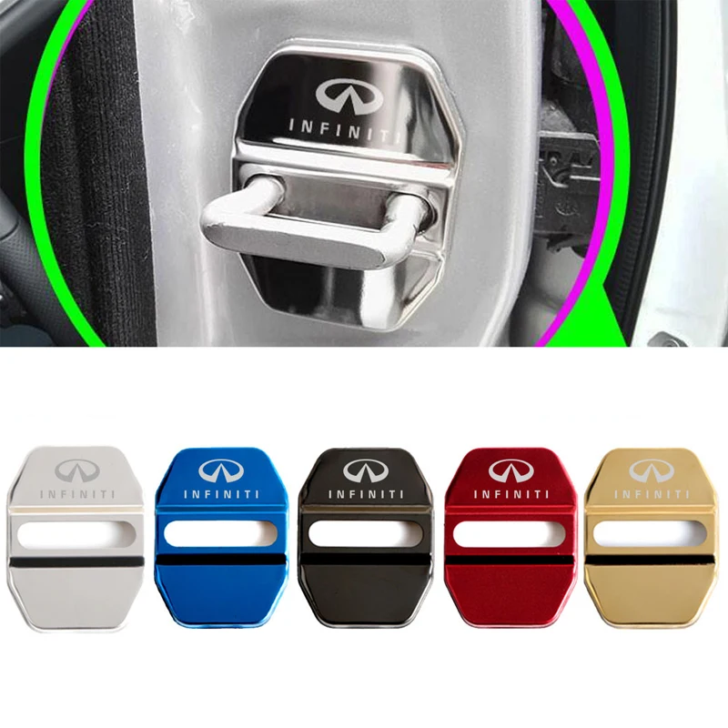 4PCS Car Door Lock Cover Protective Emblem Buckle For Infiniti Q70L Q50 QX30 QX50 FX35 G37 QX70 Q30 G35 QX60 QX80 Q60 Auto Goods
4PCS Car Door Lock Cover Protective Emblem Buckle For Infiniti Q70L Q50 QX30 QX50 FX35 G37 QX70 Q30 G35 QX60 QX80 Q60 Auto Goods